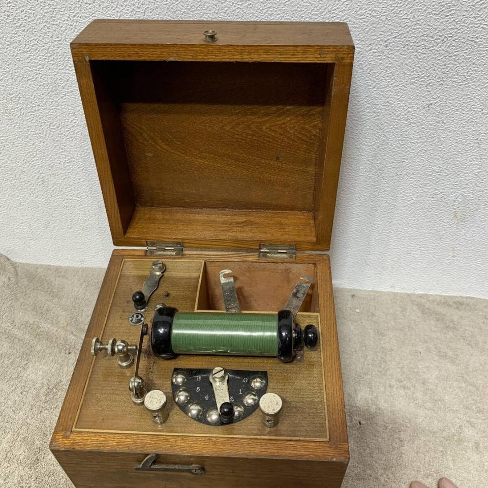 Antique Crystal Radio Vintage Receiver Telegraph Morse Code Device ...