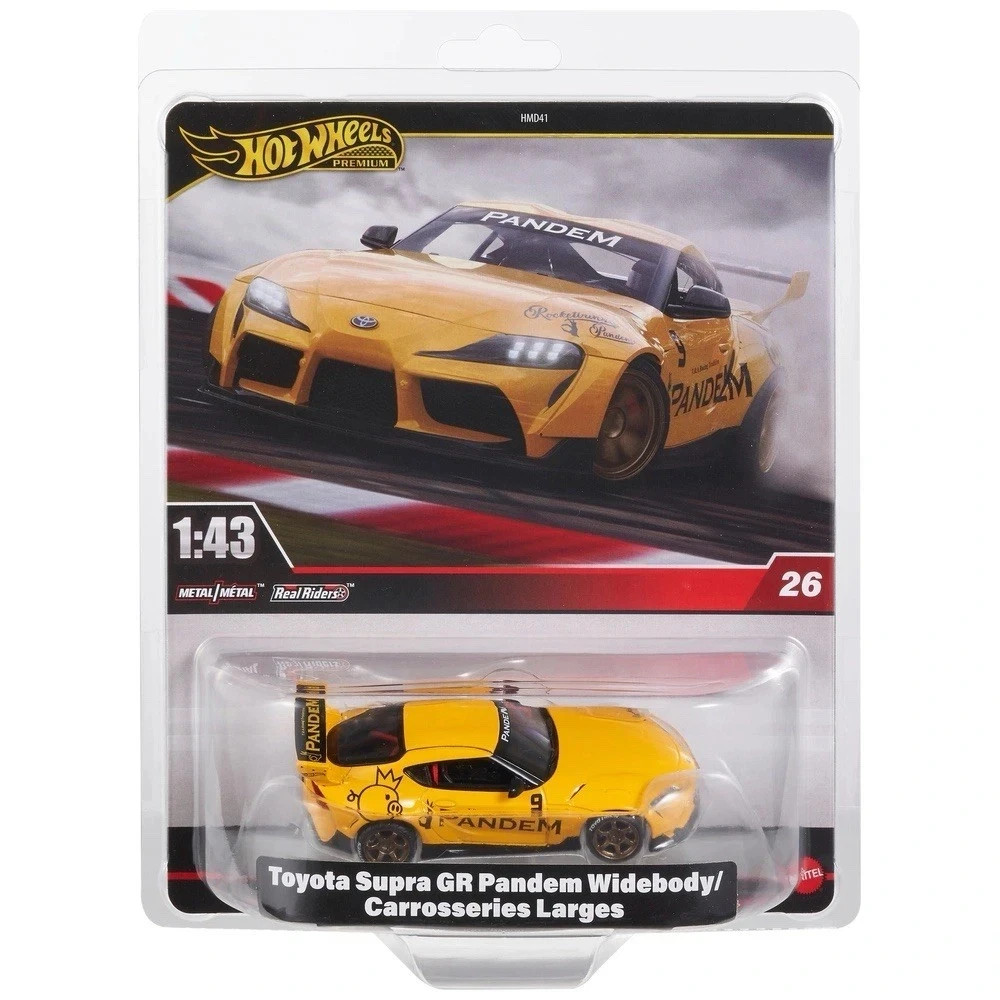 Hot Wheels Premium 1/43 Scale Toyota Supra GR Pandem Widebody #26