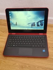 ​HP Pavilion x360 11.6" Touchscreen Laptop – Red– Windows 10 