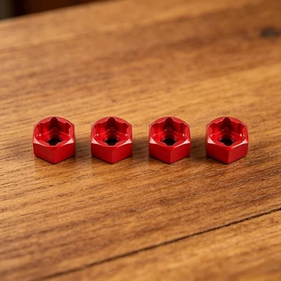 4 Pièces Coupleur Hexagonal 5mm à 7mm Finition Anodisée pour Modélistes - Photo 1/4