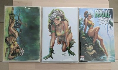 Rogue:The Savage Land #5 J Scott Campbell UNSIGNED Covers DEF | SHIPS NOW