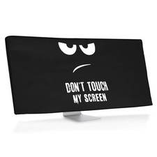 kwmobile Computer Monitor Cover Compatible with 34-35" Monitor - Don't Touch ...