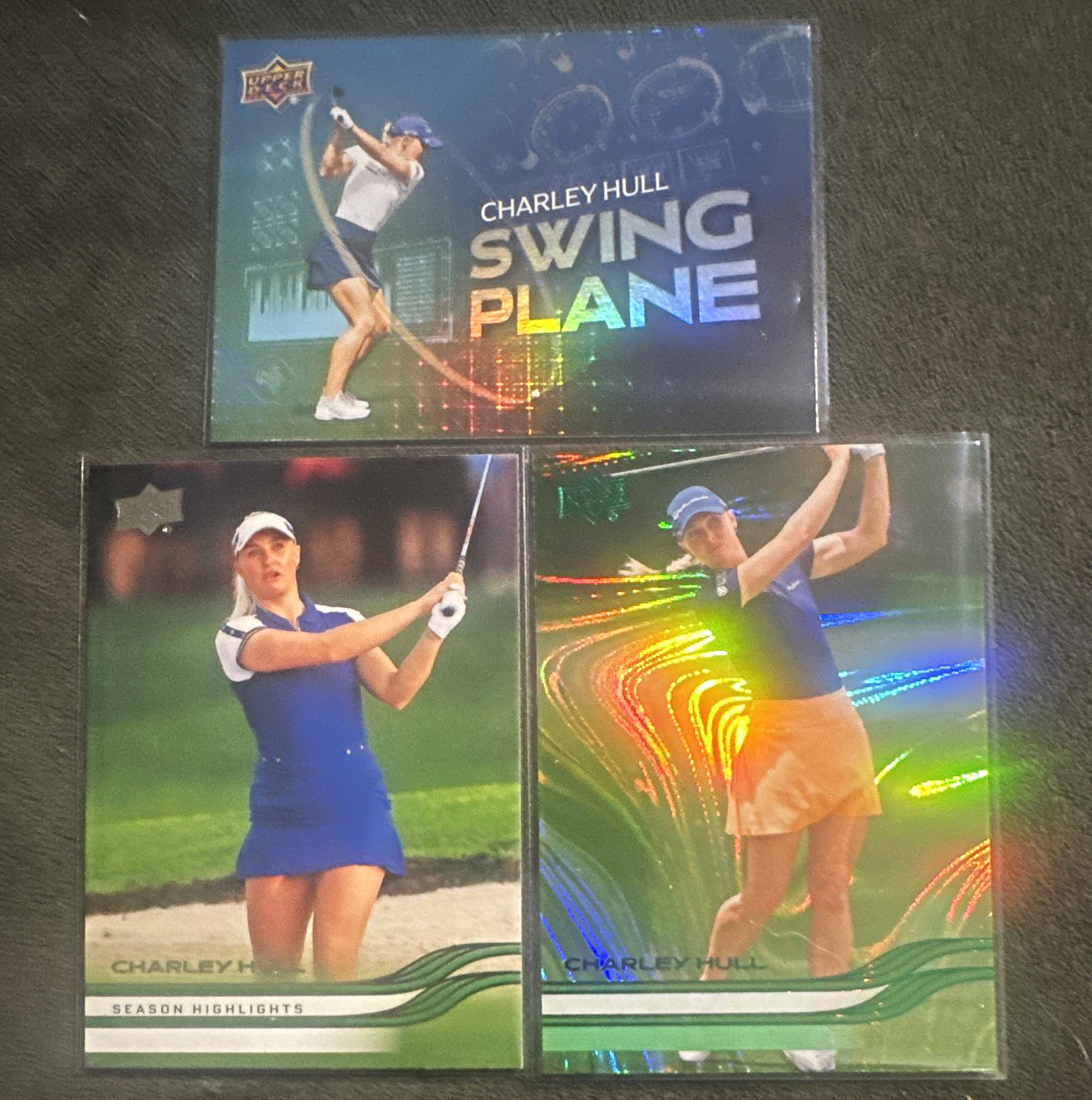 Upper Deck Charley Hull Lot (3) Swing Plane/Highlights #SP-11 31 63