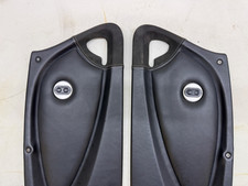 RED STITCH 2X DOOR SILL REAL LEATHER & SUEDE COVERS FOR LOTUS ELISE EXIGE S1 RED STITCH 2X DOOR SILL REAL LEATHER & SUEDE COVERS FOR LOTUS ELISE EXIGE S1