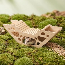 Hamster Tunnel with Ramp Slatted Small Animal Shelter Long-Lasting for Hamsters