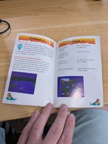 D1 Demon's Crest Instruction Manual (Super Nintendo) Booklet Only Authentic