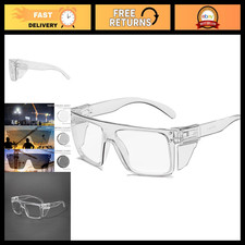 Photochromic Safety Glasses - ANSI Z87.1 Protective Eyewear, Clear to Smoke Lens