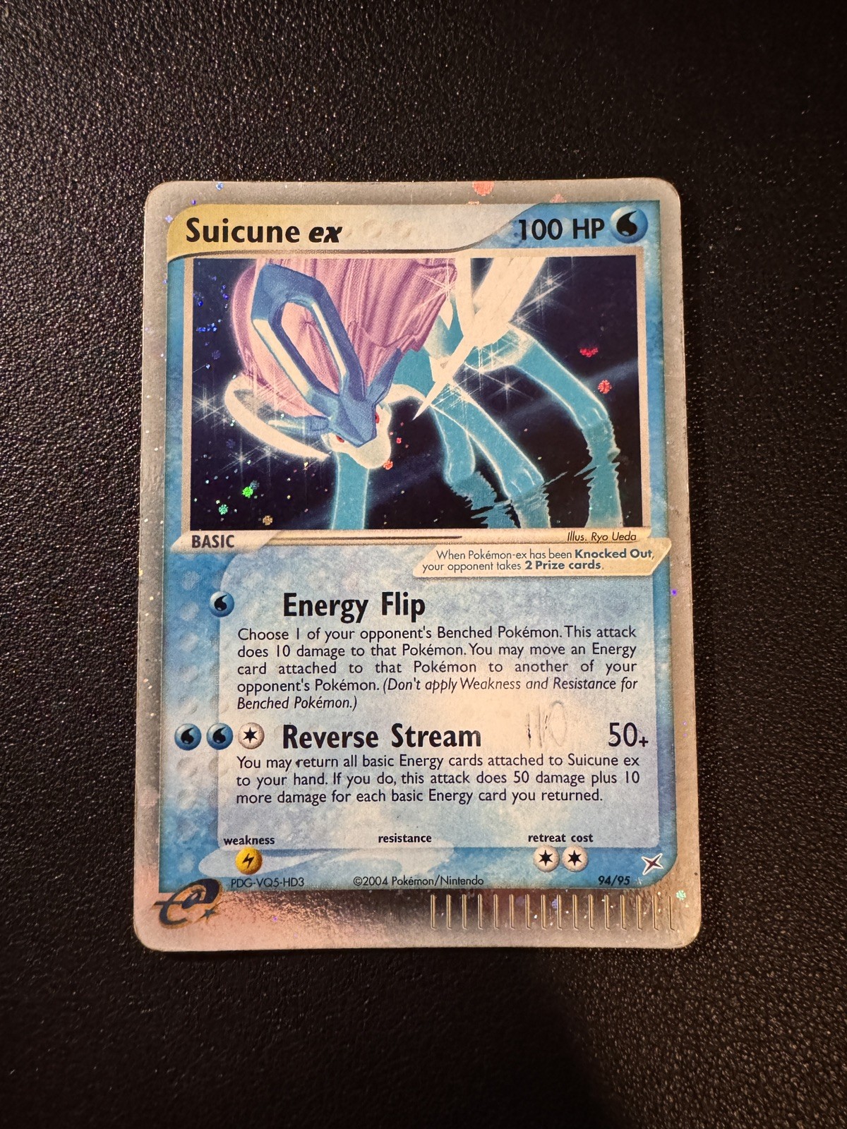 Suicune EX 94/95 Holo Rare EX Team Magma Vs Team Aqua Pokemon Card