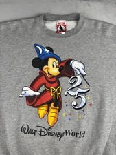 Vtg Y2k Walt Disney World 25th Anniversary Mickey Crewneck Sweatshirt Adult L