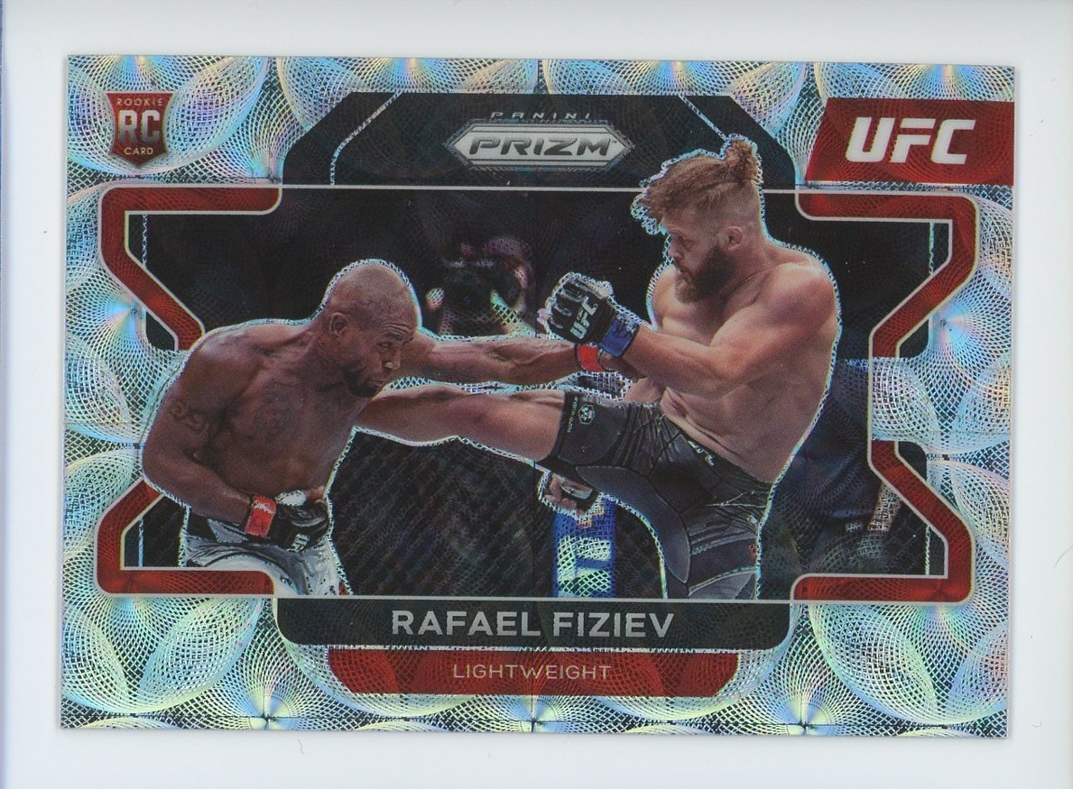 2022 PANINI PRIZM UFC 98 RAFAEL FIZIEV ROOKIE PREMIUM BOX SET PRIZM 06/99