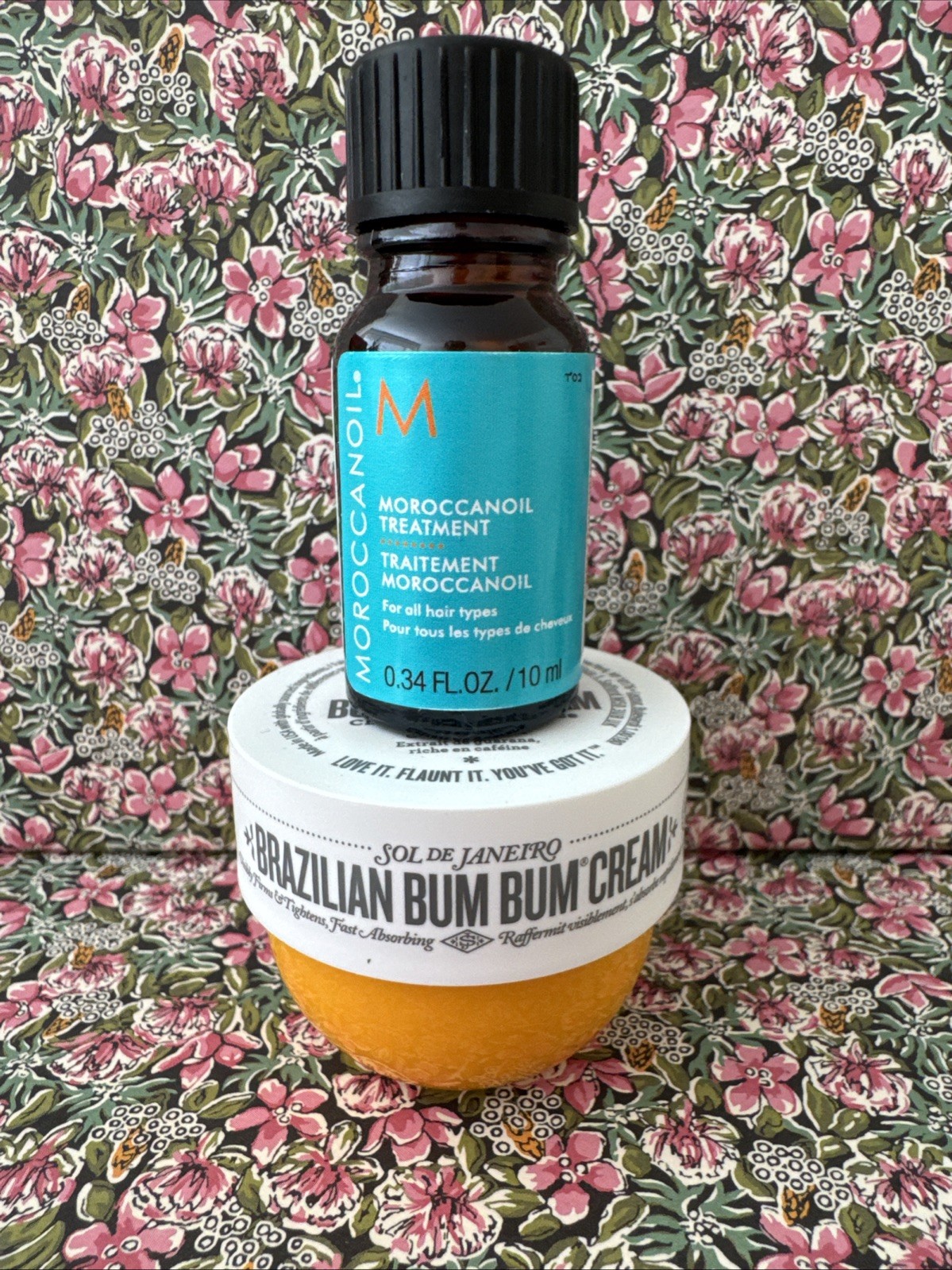 DUO~Sol de Janeiro ❤️ Brazilian Bum Bum Cream 25ml & MOROCCANOIL Treatment 10ml