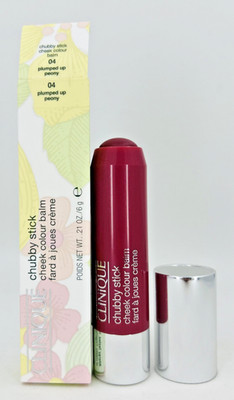 Clinique Chubby Stick Cheek Color Balm - 04 PLUMPED UP PEONY - .21oz./6g