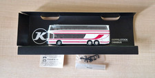 Herpa 830461 SETRA S228 DT Doppelstockbus bianco con livrea rossa 1:87