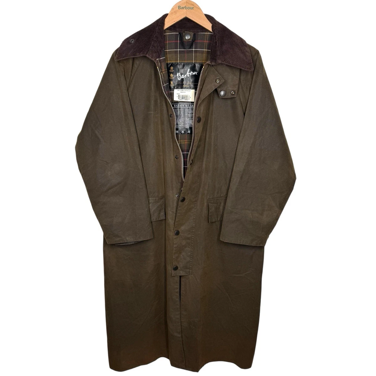Barbour Long Coat In Men's Coats & Jackets for sale | eBay