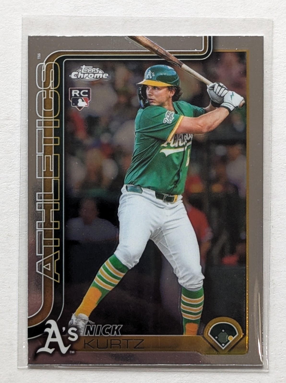 2025 Topps Chrome Update Nick Kurtz Rookie RC #USC178 Athletics