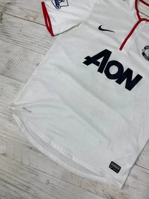 Flocage Officiel Van Persie #20 Blanc - Manchester United Domicile 2012/13