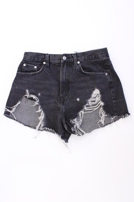  Pull&Bear Jeansshorts Shorts für Damen Gr. 40, M grau  