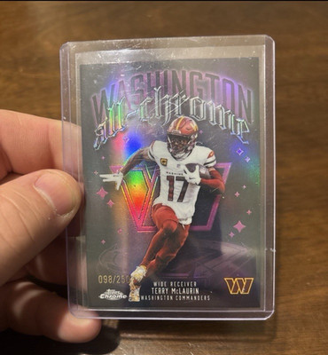 Topps Chrome 2025 All-Chrome Team Terry McLaurin ACT-9 Pink Refractor /250