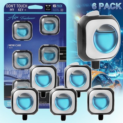 6X New Car 24ml Outlet Aromatherapy Essential Diffuser Auto Air Vent Freshener 