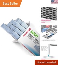 High-Quality Chisel Point Staples - 5000 Coun...
