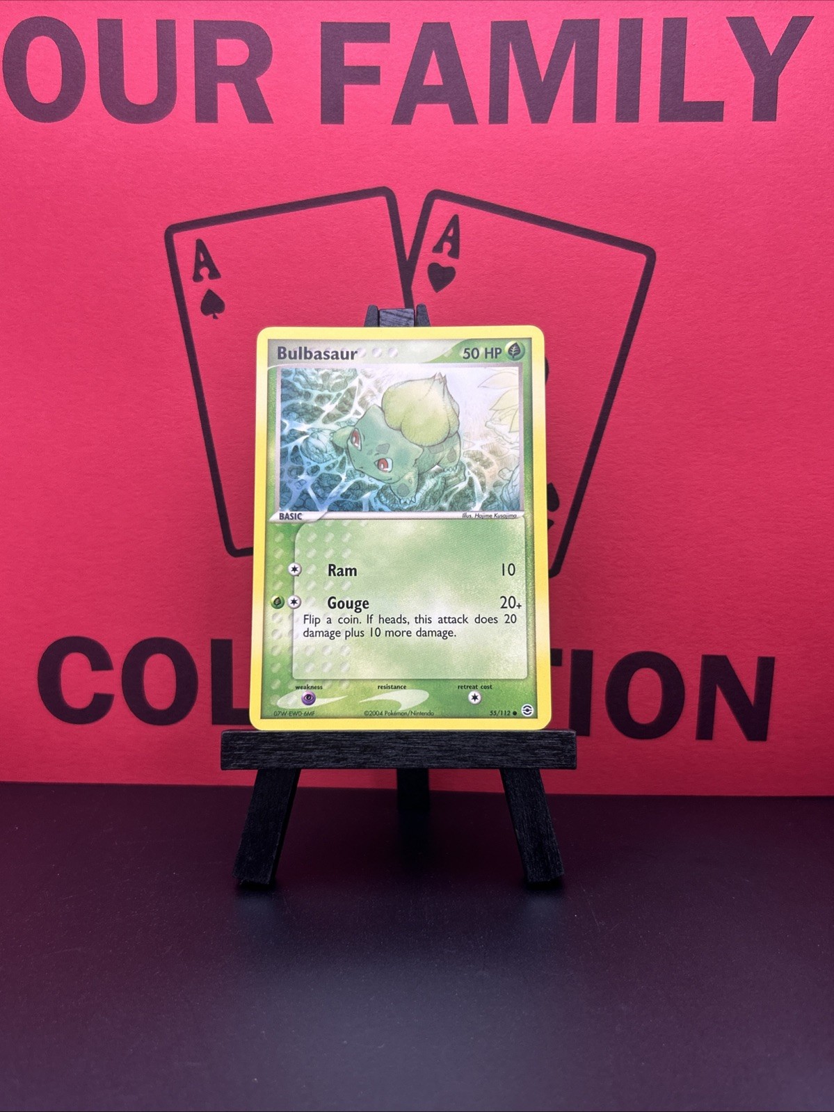 Bulbasaur 55/112 Firered & Leafgreen Regular Common Pokémon TCG 2004 NM
