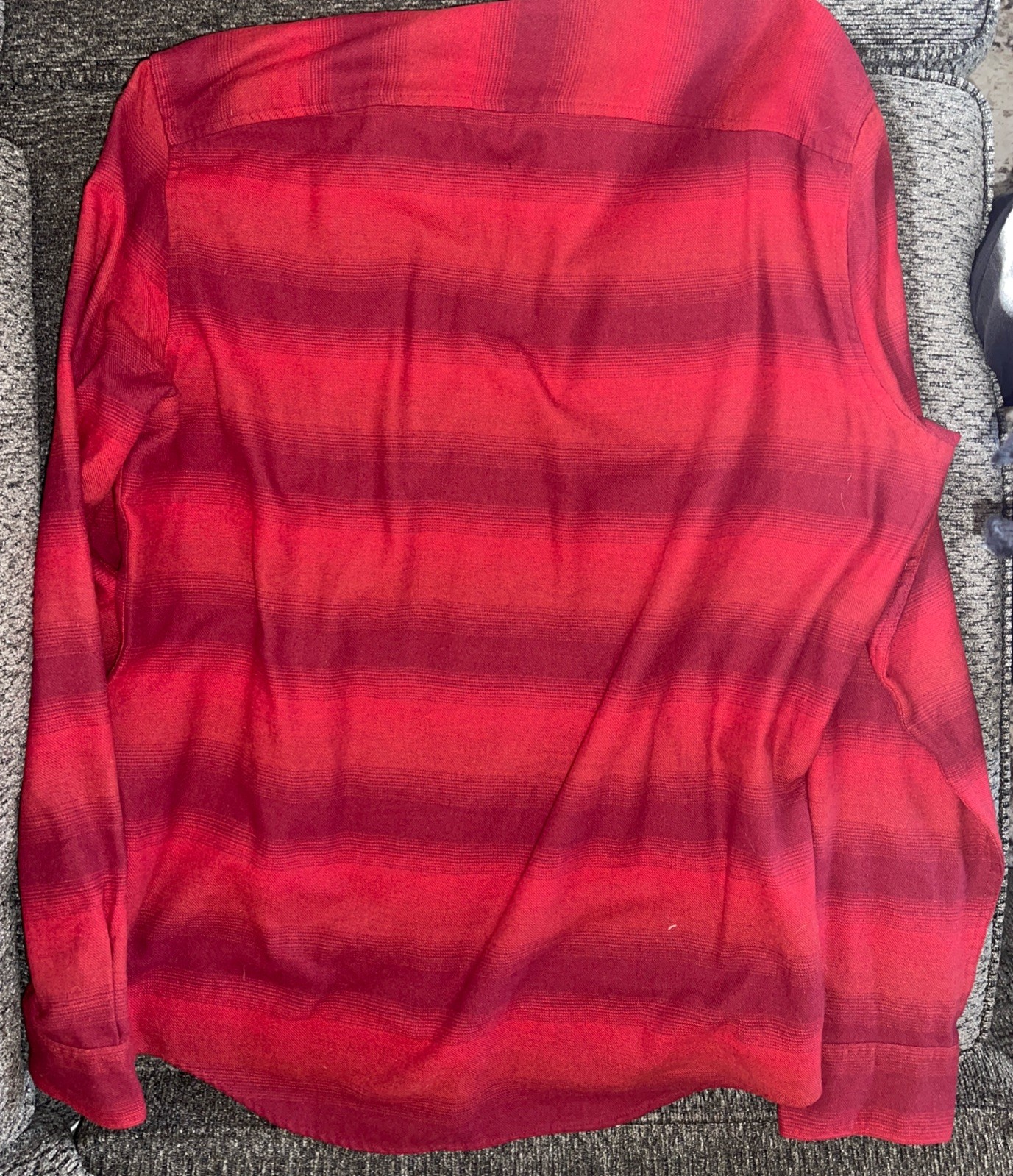 Penguin mens LS button down collared flannel shir… - image 3