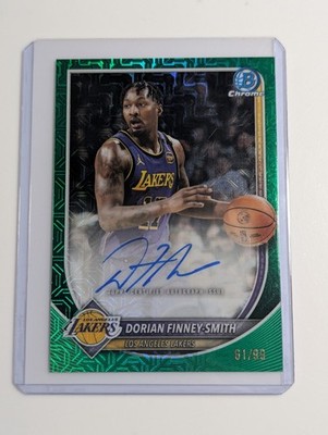 2025-26 Bowman Chrome Dorian Finney-Smith Green Refractor Auto #BCA-DFS, /99
