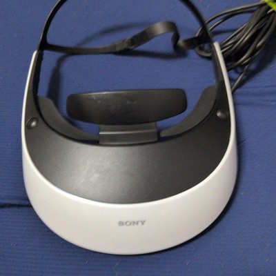 Sony HMZ-T3W Head Mounted Display Personal 3D Viewer 7.1ch Virtual Surround Used