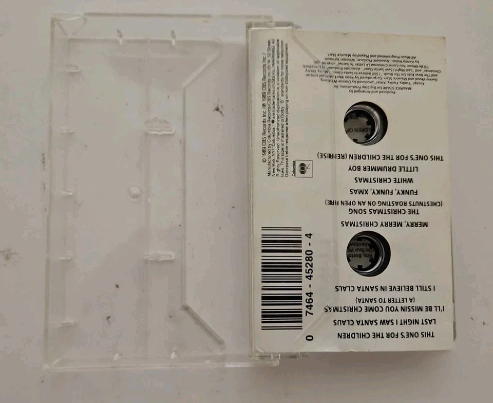 New Kids On The Block "Merry, Merry Christmas" Cassette 1989 Columbia records  - Image 4 of 4