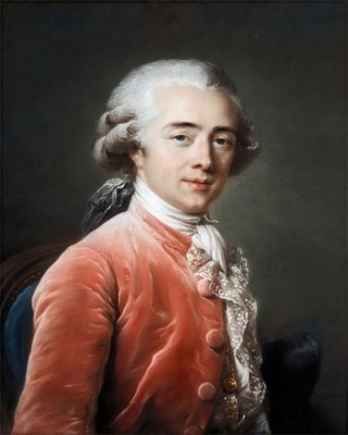 Hand Painted Oil painting on Canvas Portrait de François-André Vincent
