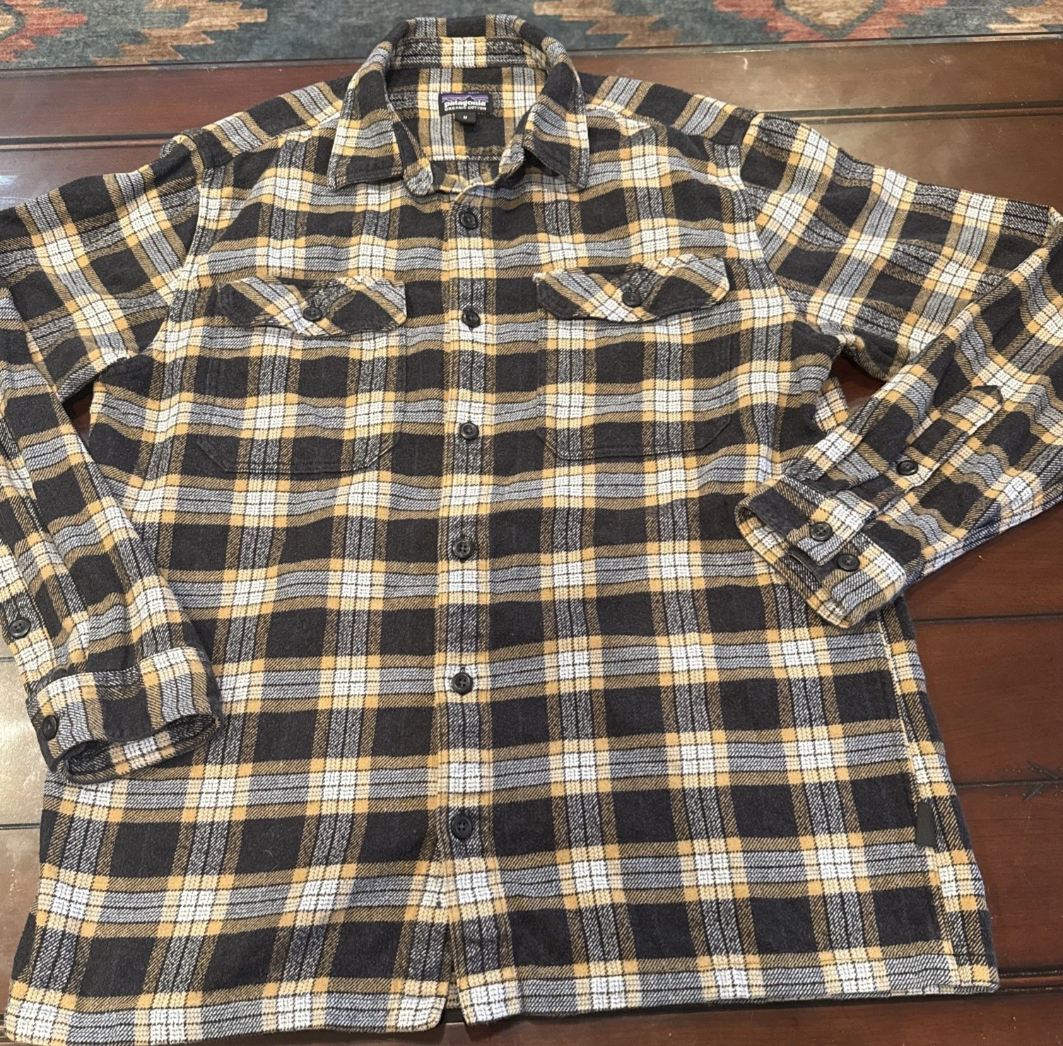 Patagonia Flannel Button Up Shirt. Casual, outdoor hiking shirt. M
Opens in a new window or tab