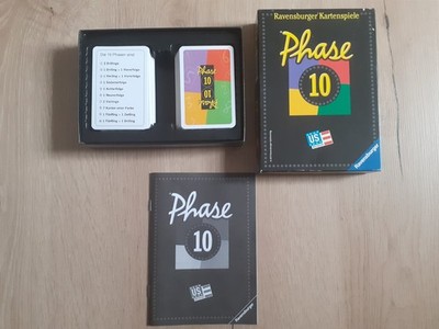 Phase 10 Ravensburger US Bestseller Kartenspiel - komplett