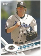 Brett Phillips Milwaukee Brewers 2017 Topps Pro Debut