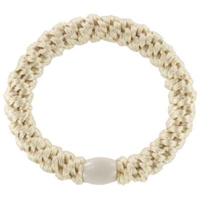 Kknekki Haargummi bunt Haarband mit Perle Mix Glitter Stripe original Zopfgummi