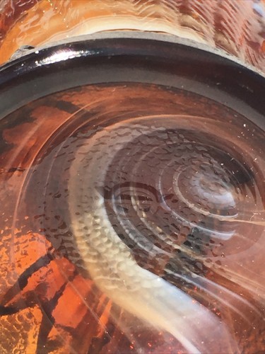 Vintage Imperial Glass Brown Caramel White Slag Owl Cream And Sugar Serving - Picture 5 of 12