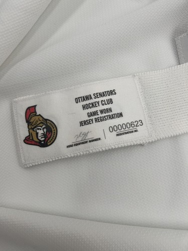 Dion Phaneuf 2017 Global Series 100th Anniversary Senators Game Worn Jersey - Picture 7 of 8