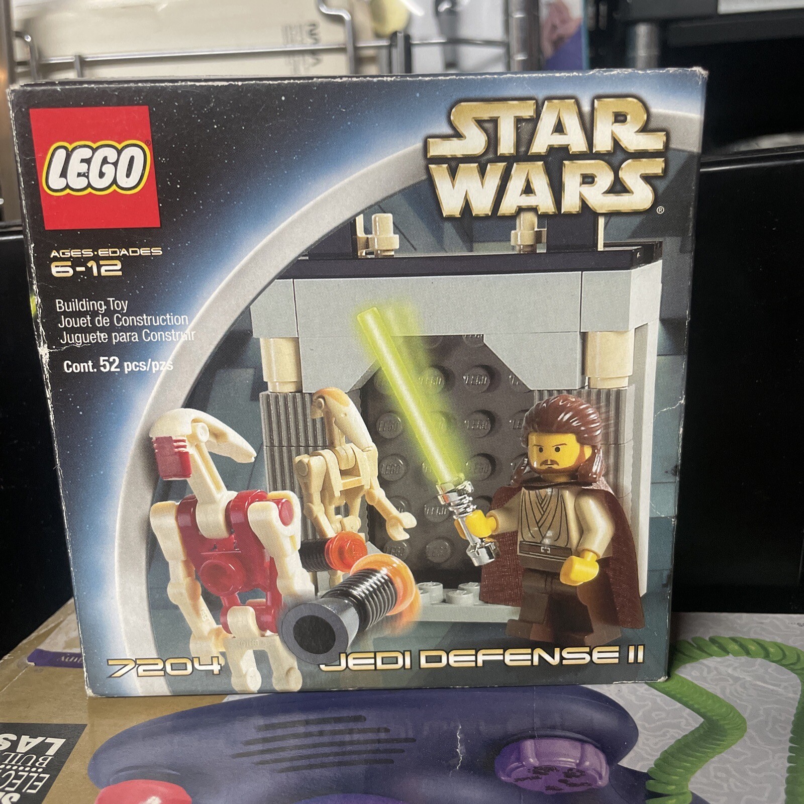 LEGO Star Wars 7204 JEDI DEFENSE I Box Only Opened Contents Unused