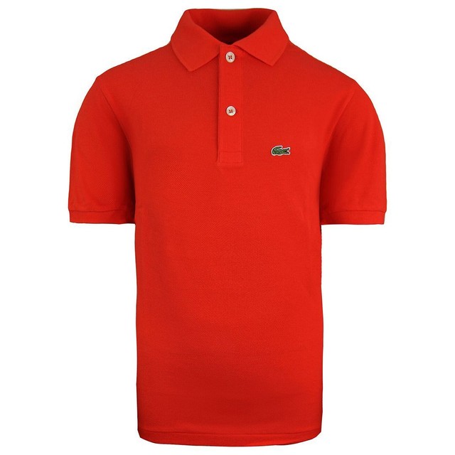 Polo Lacoste Maniche Corta Arancione Colletto Bambini PJ2909 CAD- Polo Lacoste Maniche Corta Arancione Colletto Bambini PJ2909 CAD-