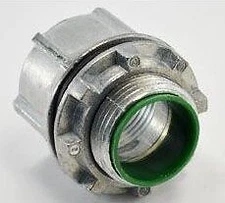 Bridgeport 153-DC, 1", Die-Cast, Insulated Throat, Rigid Conduit Hub, 1pc