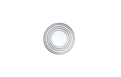 J. L. Coquet Hemisphere Platinum Stripe Bread & Butter Plate NEW without BOx