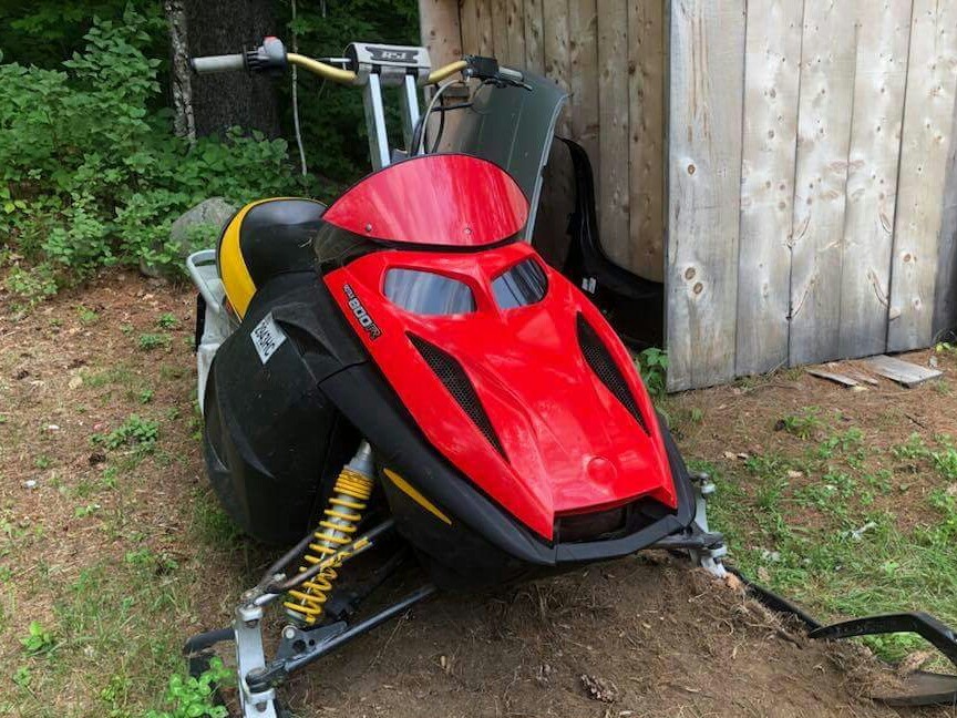 Yellow Tint Ski-Doo Rev Headlight Covers main image 1