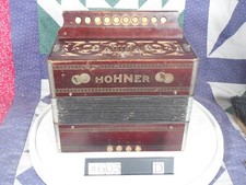 Hohner button accordion in D circa 1929 restored tuned Made in Germany