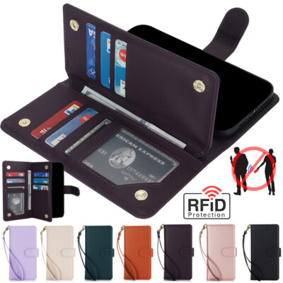 Handy Hülle für Samsung S26 S25 Ultra S24 S23 S22 S21 Wallet Tasche Schutzhülle
