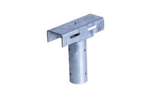 Side Mounted single/twin street light bracket to fit 60mm Column - KRP-SL-60-SID