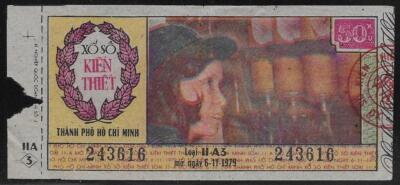Vietnam Ho Chi Minh City 50 Xu Lottery 6. 11. 1979 | eBay