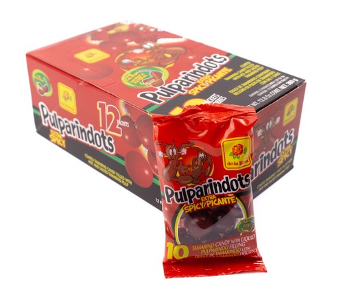 Pulparindots De La Rosa Assorted Flavors To Pick Mexican Candy 12 Pieces - Picture 10 of 10