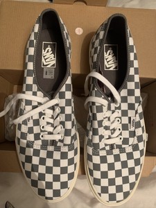 vans damier gris