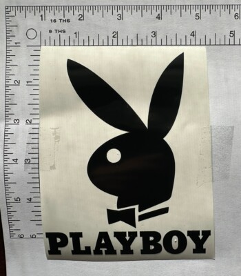 #ad PLAYBOY Vinyl Decal Large 5” CHOOSE YOUR COLOR Car Boat Window Tumbler $5.97
