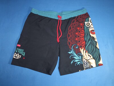 Five Finger Death Punch Badeshorts 5FDP Shorts FFDP Shorts Board Surf Shorts