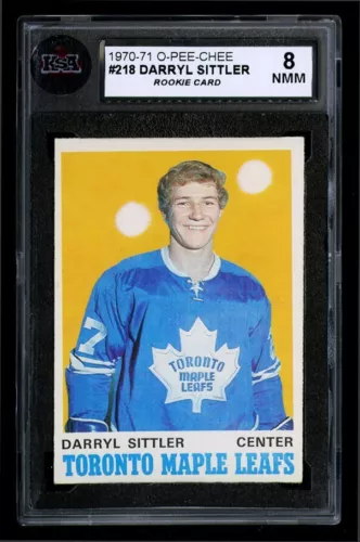 1970 O-PEE-CHEE #218 DARRYL SITTLER KSA 8 CENTERED INCLUDING TOP-TO-BOTTOM HQ RC